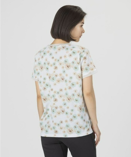 le coq sportif(ルコックスポルティフ)の「ルコックスポルティフ【PAUL&JOEコラボ】総柄半袖Tシャツ(Tシャツ/カットソー・レディース・ピンク/ホワイト・L/M/S/XL)」の7枚目の写真