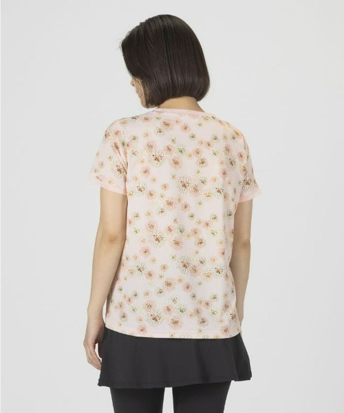 le coq sportif(ルコックスポルティフ)の「ルコックスポルティフ【PAUL&JOEコラボ】総柄半袖Tシャツ(Tシャツ/カットソー・レディース・ピンク/ホワイト・L/M/S/XL)」の11枚目の写真