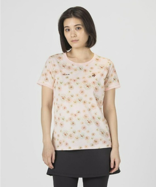 le coq sportif(ルコックスポルティフ)の「ルコックスポルティフ【PAUL&JOEコラボ】総柄半袖Tシャツ(Tシャツ/カットソー・レディース・ピンク/ホワイト・L/M/S/XL)」の12枚目の写真