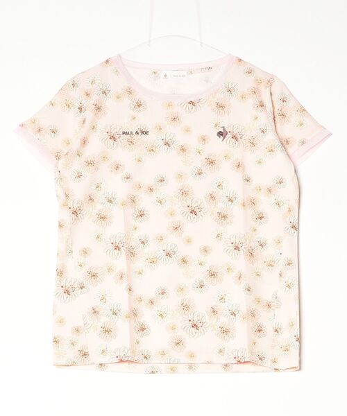 le coq sportif(ルコックスポルティフ)の「ルコックスポルティフ【PAUL&JOEコラボ】総柄半袖Tシャツ(Tシャツ/カットソー・レディース・ピンク/ホワイト・L/M/S/XL)」の5枚目の写真