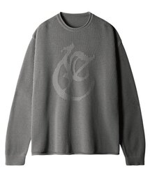 ETCE（イーティーシーイー）の「CIRCLE LOGO KNIT (GRAY)（ニット/セーター）」