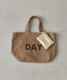 BIRTHDAY BAR（バースデイバー）の「キャンバスフロッキー ロゴトートバッグ ミニ（トートバッグ）」
