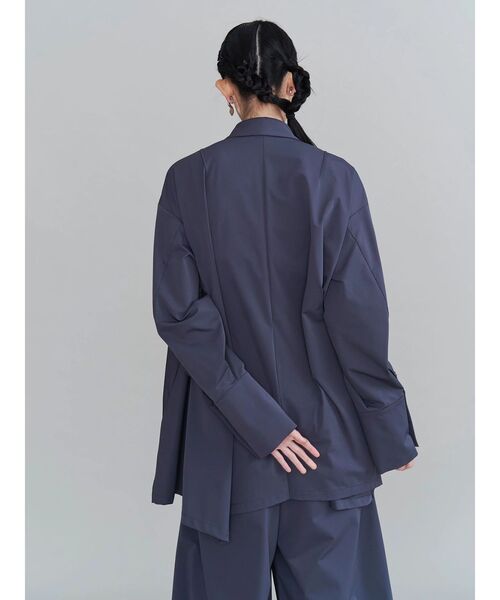 UN3D.（アンスリード）の「ORIGAMI ZIP UP SH / オリガミジップアップシャツ（シャツ/ブラウス・レディース・グレー/ホワイト/ブラック・36/38）」の21枚目の写真