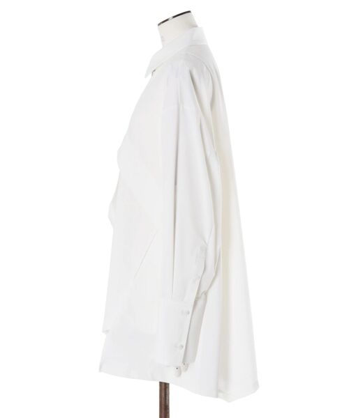 UN3D.（アンスリード）の「ORIGAMI ZIP UP SH / オリガミジップアップシャツ（シャツ/ブラウス・レディース・グレー/ホワイト/ブラック・36/38）」の11枚目の写真