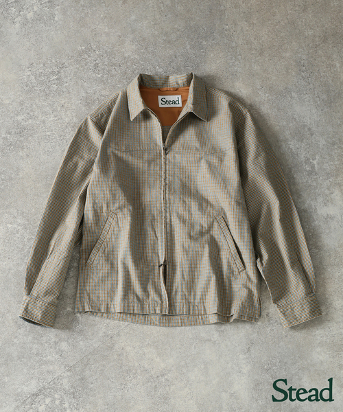 JOURNAL STANDARD J.S HOMESTEAD(ジャーナルスタンダードホームステッド)の「Stead / ブリット チェック ジップ アップ シャツ(シャツ/ブラウス・メンズ・ブラウン系その他/ブラウン/ベージュ・MEDIUM/LARGE)」の3枚目の写真