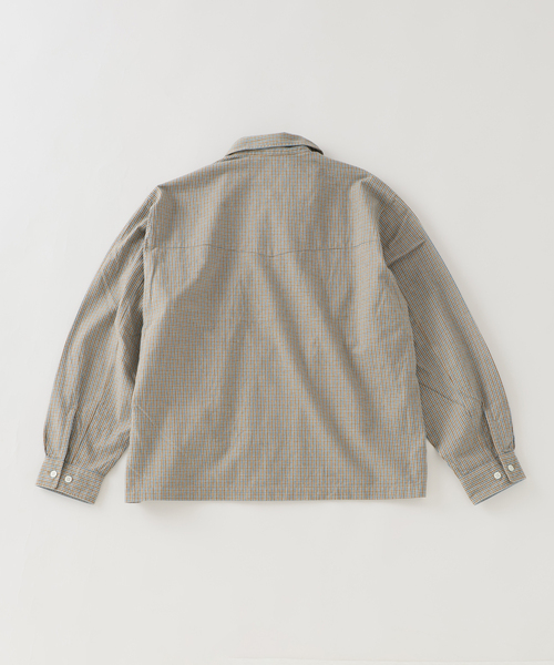 JOURNAL STANDARD J.S HOMESTEAD(ジャーナルスタンダードホームステッド)の「Stead / ブリット チェック ジップ アップ シャツ(シャツ/ブラウス・メンズ・ブラウン系その他/ブラウン/ベージュ・MEDIUM/LARGE)」の9枚目の写真