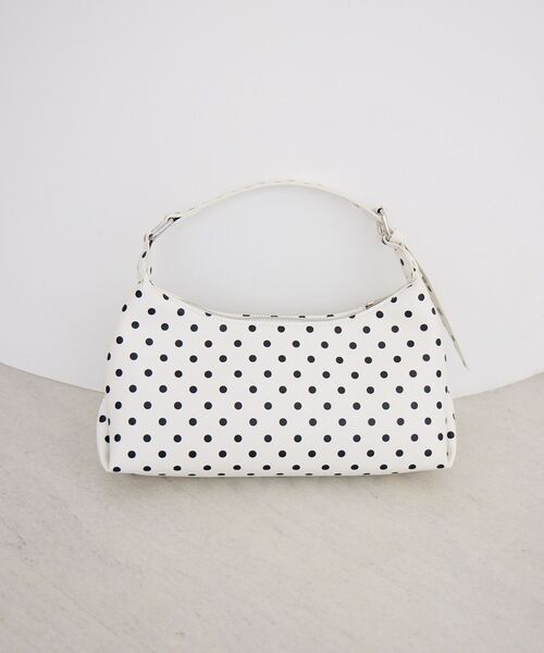 ems excite（エムズエキサイト）の「ドットワンハンドルミニBAG（ショルダーバッグ・レディース・オフホワイト/ブラック・ONE SIZE）」の15枚目の写真