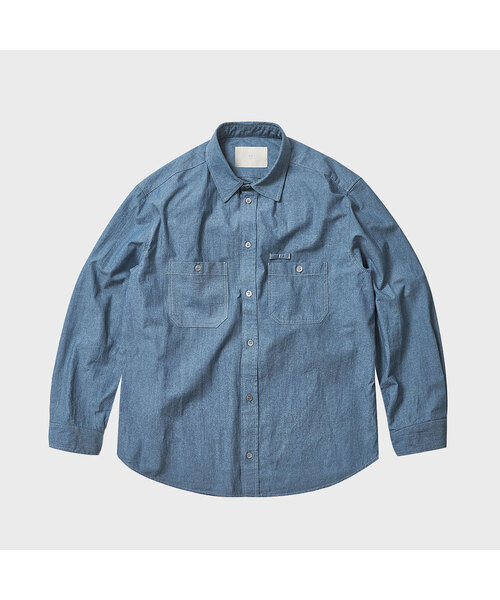 TY(ティワイ)の「オールデイツーポケットシャンブレーシャツ, ライトブルー(シャツ/ブラウス・メンズ・ライトブルー・MEDIUM/LARGE/X-LARGE)」の1枚目の写真