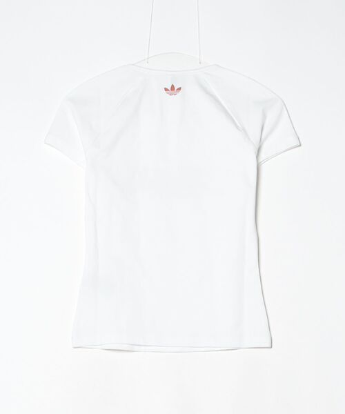 adidas(アディダス)の「グラフィック スリム Tシャツ / アディダスオリジナルス adidas Originals(Tシャツ/カットソー・レディース・ホワイト・XX-LARGE/3XL/LARGE/MEDIUM/SMALL/X-LARGE)」の6枚目の写真