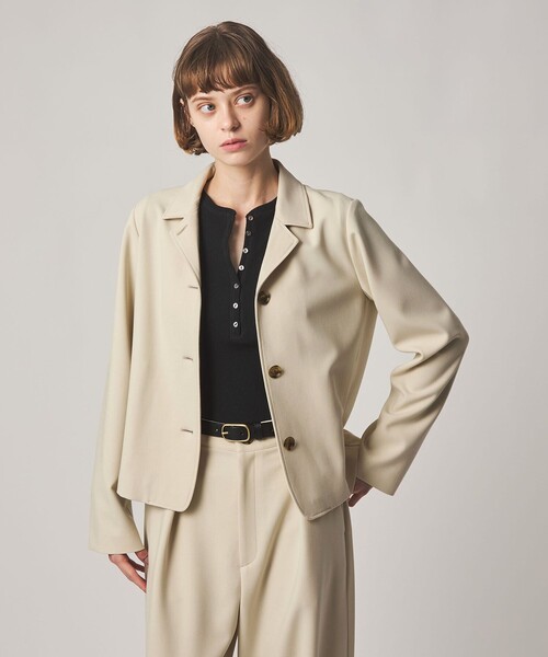 Steven Alan(スティーブンアラン)の「<Steven Alan>ダブルクロス シャツジャケット(テーラードジャケット・レディース・ブラック/ナチュラル・S/M)」の16枚目の写真