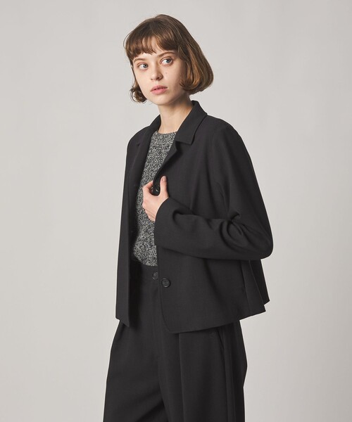 Steven Alan(スティーブンアラン)の「<Steven Alan>ダブルクロス シャツジャケット(テーラードジャケット・レディース・ブラック/ナチュラル・S/M)」の20枚目の写真