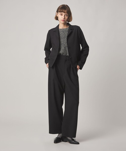Steven Alan(スティーブンアラン)の「<Steven Alan>ダブルクロス シャツジャケット(テーラードジャケット・レディース・ブラック/ナチュラル・S/M)」の22枚目の写真