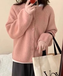 ふんわりニットカーディガン