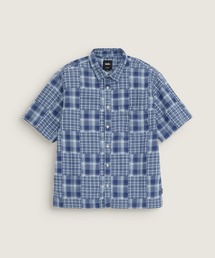 LARKSPUR ミックスチェックシャツ / Larkspur Mixed Plaid SS Shirt VN000U455TU1