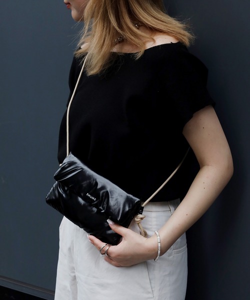 EMUNE(エミュネ)の「Aura Collection Aura Bag(アウラ バッグ)(ショルダーバッグ・レディース・グリーン/シルバー/ブラック・FREE)」の15枚目の写真