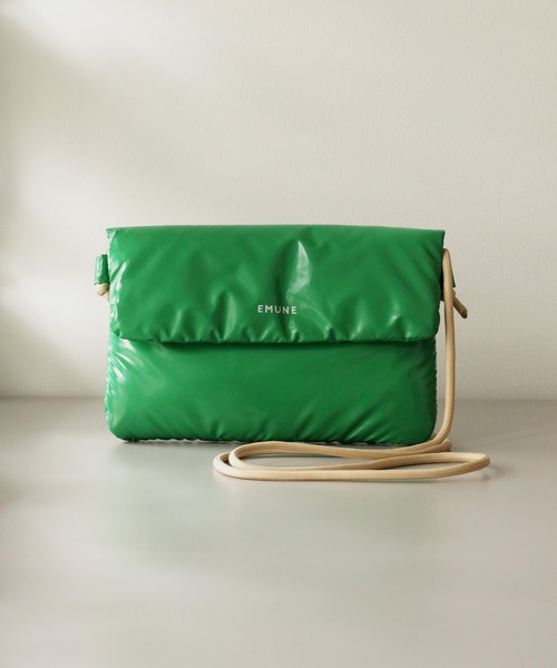 EMUNE(エミュネ)の「Aura Collection Aura Bag(アウラ バッグ)(ショルダーバッグ・レディース・グリーン/シルバー/ブラック・FREE)」の4枚目の写真