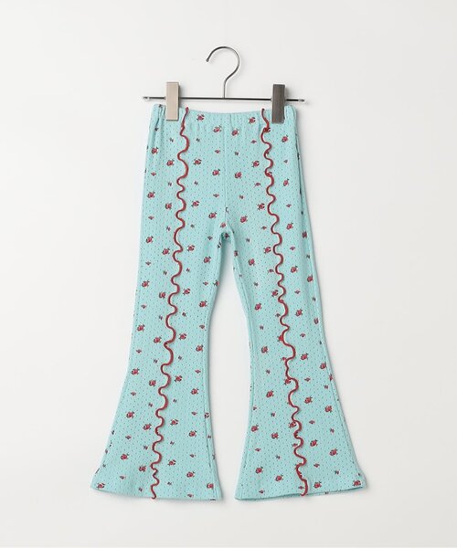 p.premier(ピードットプルミエ)の「選べる2タイプイロチ買いしたい総柄フレアパンツ(その他パンツ・キッズ・ダークブラウン/カーキ/オレンジ/ブラウン/サックスブルー/パープル/チャコール/ピンク/キャメル/ローズ/グリーン・110/100/140/130/120/90/80)」の6枚目の写真