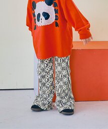 p.premier（ピードットプルミエ）の「選べる2タイプイロチ買いしたい総柄フレアパンツ（その他パンツ）」
