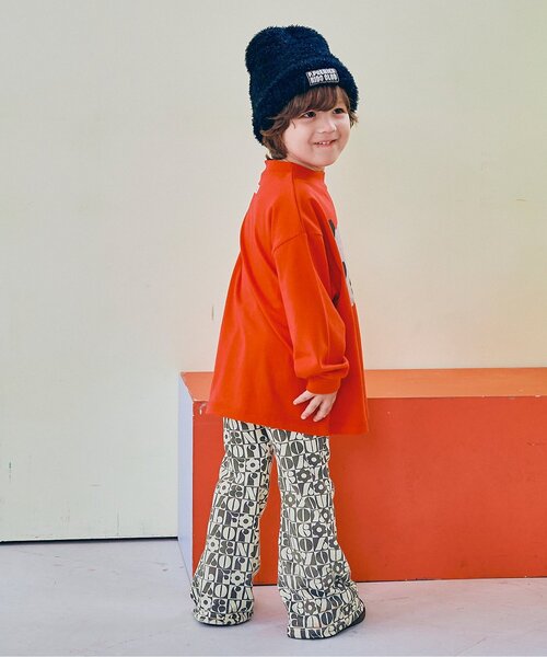 p.premier(ピードットプルミエ)の「選べる2タイプイロチ買いしたい総柄フレアパンツ(その他パンツ・キッズ・ダークブラウン/カーキ/オレンジ/ブラウン/サックスブルー/パープル/チャコール/ピンク/キャメル/ローズ/グリーン・110/100/140/130/120/90/80)」の14枚目の写真