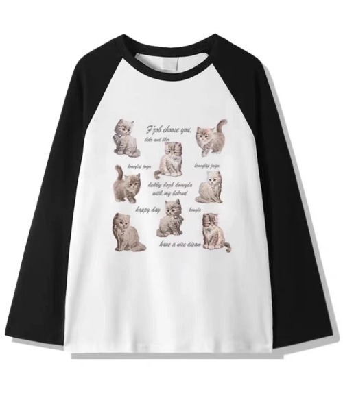 SHEPP(シープ)の「【26年秋冬新作】ビッグシルエット アソート ラグラン ロンT(Tシャツ/カットソー・レディース・ホワイト系その他/ホワイト/ホワイト系・M/L)」の10枚目の写真