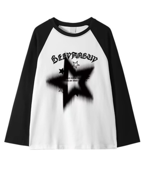 SHEPP(シープ)の「【26年秋冬新作】ビッグシルエット アソート ラグラン ロンT(Tシャツ/カットソー・レディース・ホワイト系その他/ホワイト/ホワイト系・M/L)」の12枚目の写真