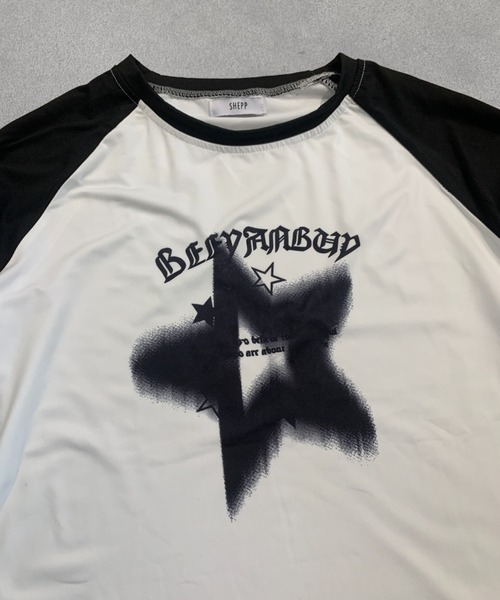 SHEPP(シープ)の「【26年秋冬新作】ビッグシルエット アソート ラグラン ロンT(Tシャツ/カットソー・レディース・ホワイト系その他/ホワイト/ホワイト系・M/L)」の16枚目の写真