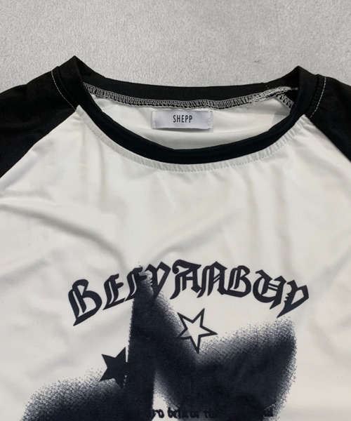 SHEPP(シープ)の「【26年秋冬新作】ビッグシルエット アソート ラグラン ロンT(Tシャツ/カットソー・レディース・ホワイト系その他/ホワイト/ホワイト系・M/L)」の15枚目の写真