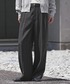 WYM LIDNM（ウィム バイ リドム）の「MELANGE TWEED CURVED SEAM SLACKS【SET-UP】（スラックス・M）」