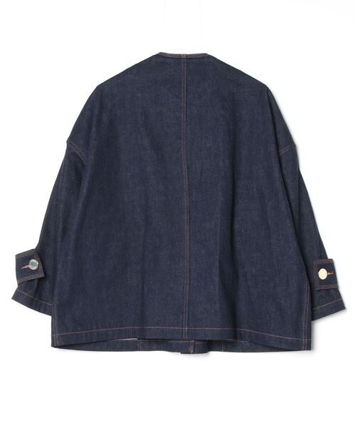 Mackintosh(マッキントッシュ)の「NEW HUMBIE NO-COL DNMJK MB EX(デニムジャケット・レディース・ワンウォッシュ・6)」の3枚目の写真