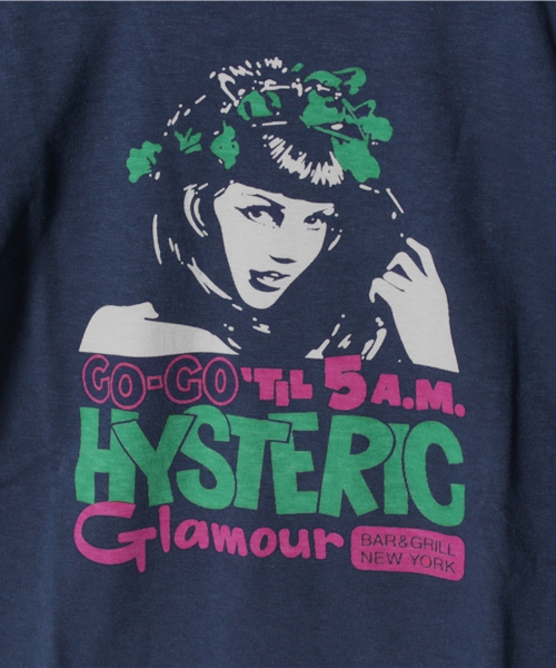 JOEY HYSTERIC（ジョーイヒステリック）の「GO GO HYSTERIC pt Tシャツ（Tシャツ/カットソー・キッズ・ネイビー/ホワイト・SMALL/X-SMALL/MEDIUM）」の7枚目の写真