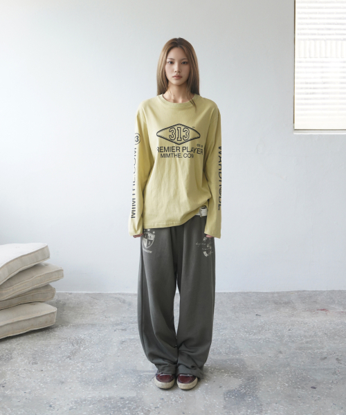 MIM the wardrobe(ミームザワードローブ)の「プレミアロゴロングスリーブ_カーキイエロー(Tシャツ/カットソー・レディース・その他・SMALL/LARGE)」の5枚目の写真