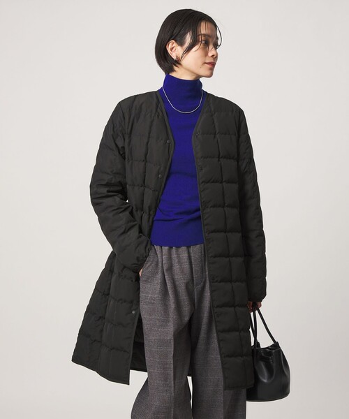 TAION(タイオン)の「【別注】<TAION> ボタン ロング ダウン(ダウンジャケット/コート・レディース・ブラック/ナチュラル/モカ・L/M)」の12枚目の写真