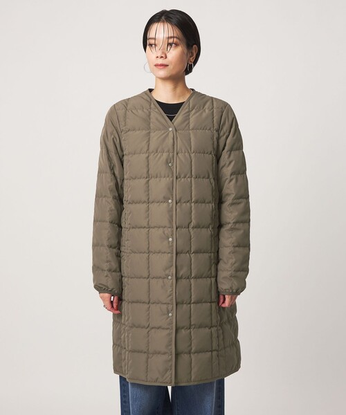 TAION(タイオン)の「【別注】<TAION> ボタン ロング ダウン(ダウンジャケット/コート・レディース・ブラック/ナチュラル/モカ・L/M)」の22枚目の写真