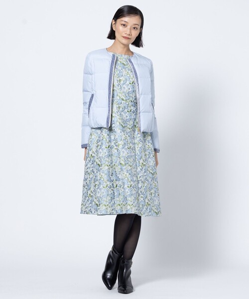 TOCCA(トッカ)の「HEART SHOT ショートダウン(その他アウター・レディース・ネイビー系/サックスブルー系/ブラック系・0/2/4/6)」の9枚目の写真