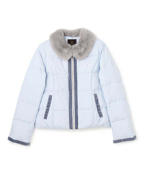 TOCCA(トッカ)の「HEART SHOT ショートダウン(その他アウター・レディース・ネイビー系/サックスブルー系/ブラック系・0/2/4/6)」の17枚目の写真