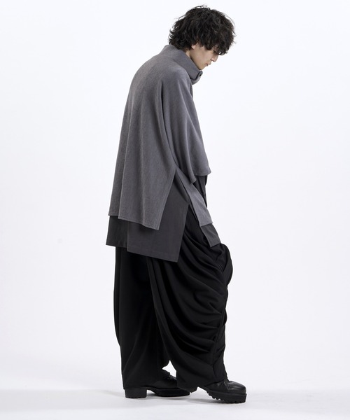 NO ID.(ノーアイディ)の「【NO ID.】Random Rib Docking Pullover / ランダム テレコ ドッキング プルオーバー(Tシャツ/カットソー・メンズ・その他23/グレー/ブラック・ONE)」の14枚目の写真