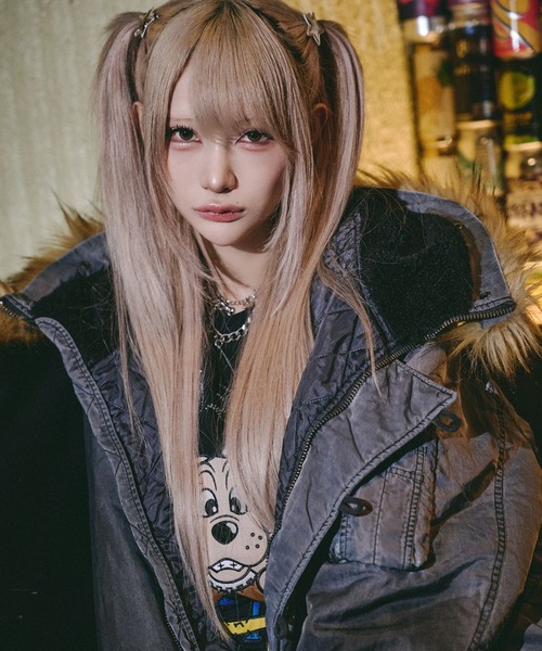 GALFY（ガルフィー）闇に染まりし犬2B/フードファーN2Bフライト