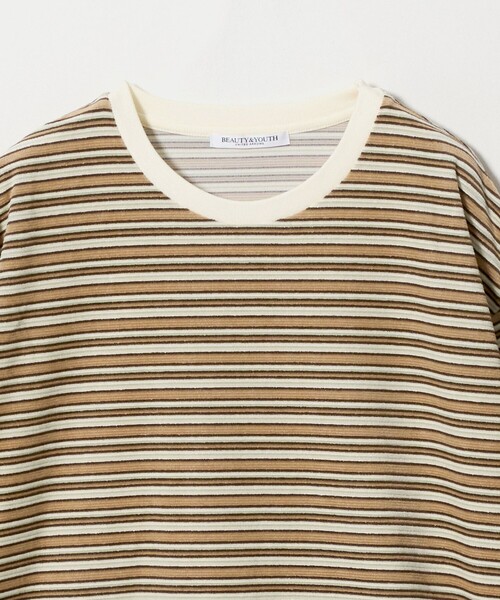 BEAUTY&YOUTH UNITED ARROWS（ビューティーアンドユースユナイテッドアローズ）の「ベロアボーダー ロングスリーブ Tシャツ（Tシャツ/カットソー・レディース・ブラック/ダークブラウン/ベージュ・FREE）」の21枚目の写真