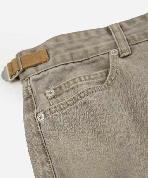 FRIZMWORKS(フリズムワークス)の「FIELD ADJUSTER HBT PANTS _ BROWN(その他パンツ・メンズ・その他・SMALL/MEDIUM/LARGE/X-LARGE)」の5枚目の写真