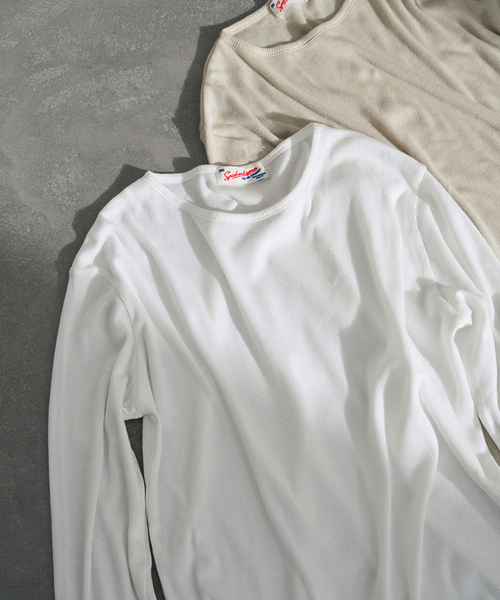Spick & Span(スピックアンドスパン)の「テレコジャージーボートネックプルオーバー(Tシャツ/カットソー・レディース・ブラック/アイボリー/ホワイト・FREE)」の2枚目の写真