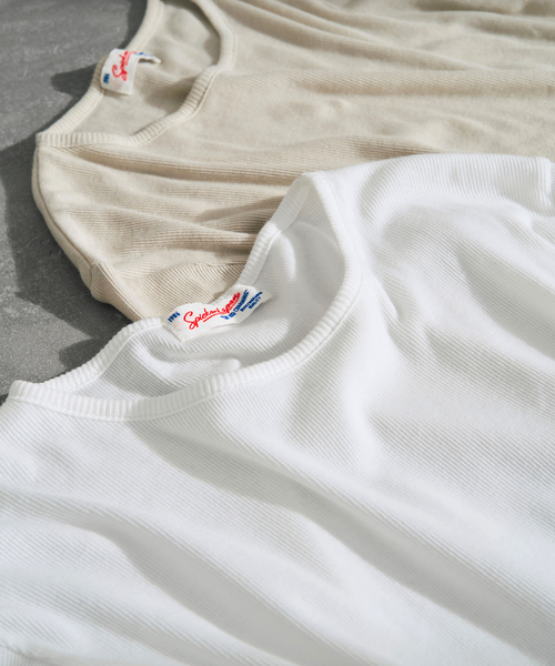 Spick & Span(スピックアンドスパン)の「テレコジャージーボートネックプルオーバー(Tシャツ/カットソー・レディース・ブラック/アイボリー/ホワイト・FREE)」の14枚目の写真