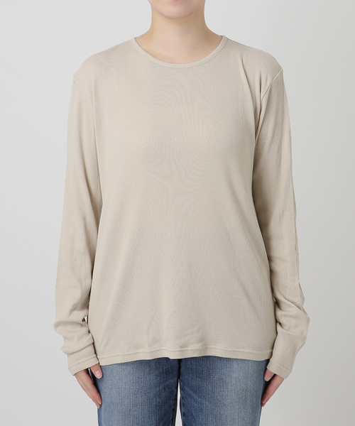 Spick & Span(スピックアンドスパン)の「テレコジャージーボートネックプルオーバー(Tシャツ/カットソー・レディース・ブラック/アイボリー/ホワイト・FREE)」の11枚目の写真