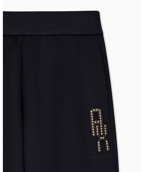 ARMANI EXCHANGE（アルマーニエクスチェンジ）の「【A|X アルマーニ エクスチェンジ】ストレッチスキューバ リラックスパンツ（その他パンツ・レディース・ブラック・SMALL/MEDIUM/LARGE/X-SMALL/X-LARGE）」の3枚目の写真