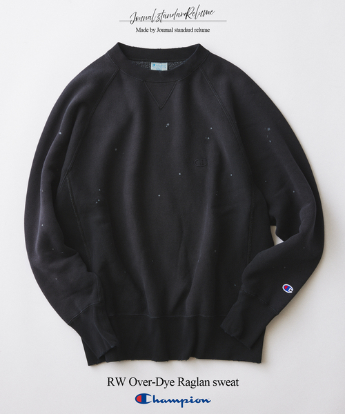 Champion(チャンピオン)の「CHAMPION / チャンピオン 別注 リバースウィーブ(R) オーバーダイ スウェット(スウェット・メンズ・ライトブルー/イエロー/ブラウン/ブラック・MEDIUM/X-LARGE/LARGE)」の2枚目の写真