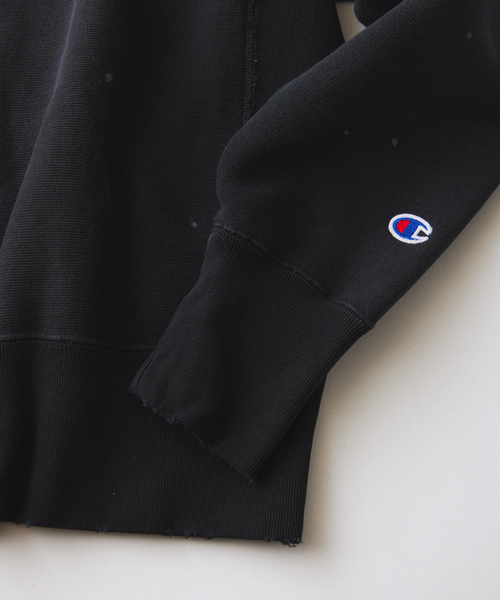Champion(チャンピオン)の「CHAMPION / チャンピオン 別注 リバースウィーブ(R) オーバーダイ スウェット(スウェット・メンズ・ライトブルー/イエロー/ブラウン/ブラック・MEDIUM/X-LARGE/LARGE)」の20枚目の写真