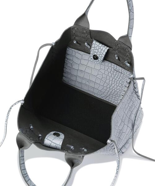 POMTATA(ポンタタ)の「POMTATA/ポンタタ/SHACK TOTE(トートバッグ・メンズ・ホワイト・F)」の8枚目の写真