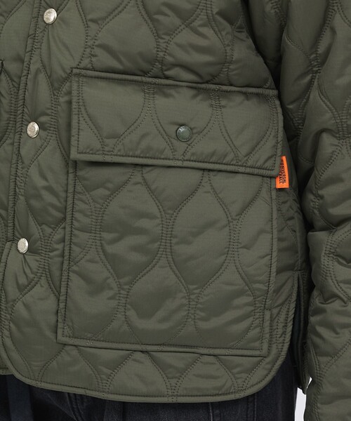 UNIVERSAL OVERALL(ユニバーサルオーバーオール)の「【UNIVERSAL OVERALL/ユニバーサルオーバーオール】QUILT HALFCOAT/キルティングジャケット/秋冬アウター【WEB限定】(ブルゾン・レディース・カーキ・フリー)」の13枚目の写真