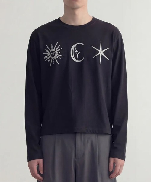 SAINTPAIN(セイントペイン)の「【UNISEX】SAINTPAIN/フォーチュンクロップ長袖T(Tシャツ/カットソー・レディース・グレー/ホワイト/ブラック・MEDIUM/LARGE)」の3枚目の写真