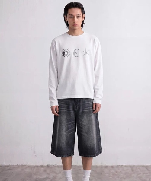SAINTPAIN(セイントペイン)の「【UNISEX】SAINTPAIN/フォーチュンクロップ長袖T(Tシャツ/カットソー・レディース・グレー/ホワイト/ブラック・MEDIUM/LARGE)」の8枚目の写真