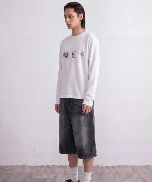 SAINTPAIN(セイントペイン)の「【UNISEX】SAINTPAIN/フォーチュンクロップ長袖T(Tシャツ/カットソー・レディース・グレー/ホワイト/ブラック・MEDIUM/LARGE)」の9枚目の写真
